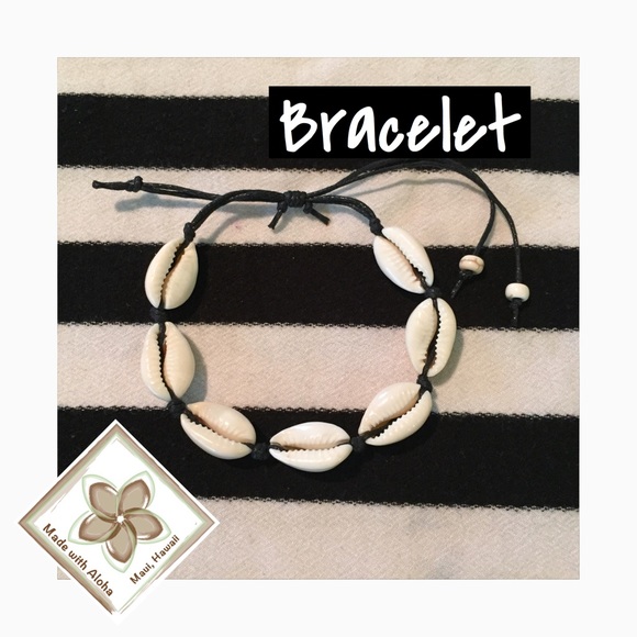 Set of 2 Hawaii Cowrie Shell Bracelets-Adjustable - Picture 3 of 5